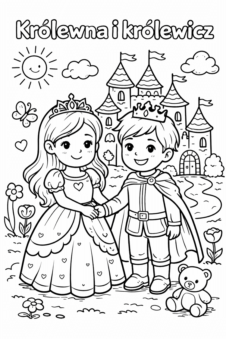 Królewna i królewicz