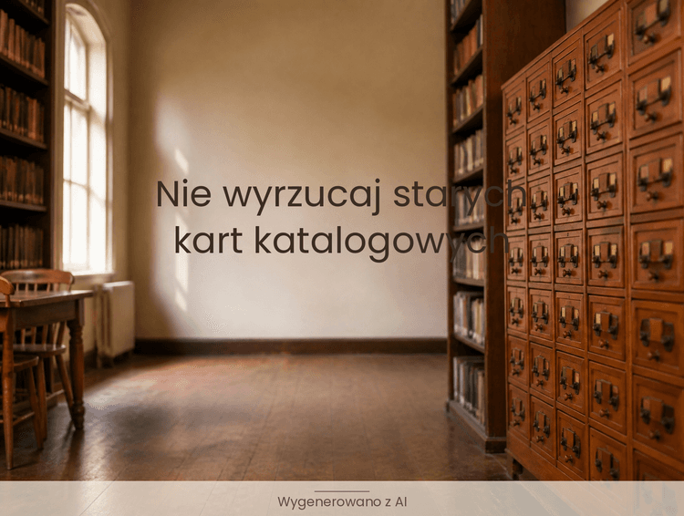 Co zrobić ze starymi kartami katalogowymi po wdrożeniu katalogu elektronicznego?