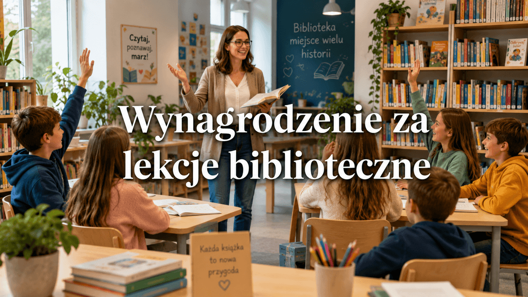 Lekcje biblioteczne w szkole 