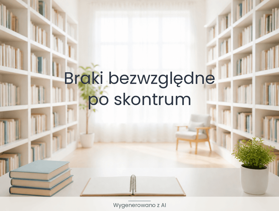 Jak rozliczyć braki bezwzględne księgozbioru po skontrum?
