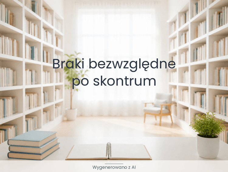 Jak rozliczyć braki bezwzględne księgozbioru po skontrum?