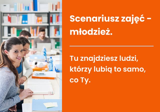 Scenariusz zajęć, młodzież Nowoczesna biblioteka