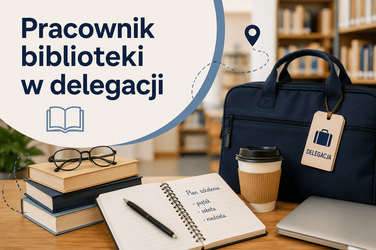 Weekendowa delegacja pracownika biblioteki 