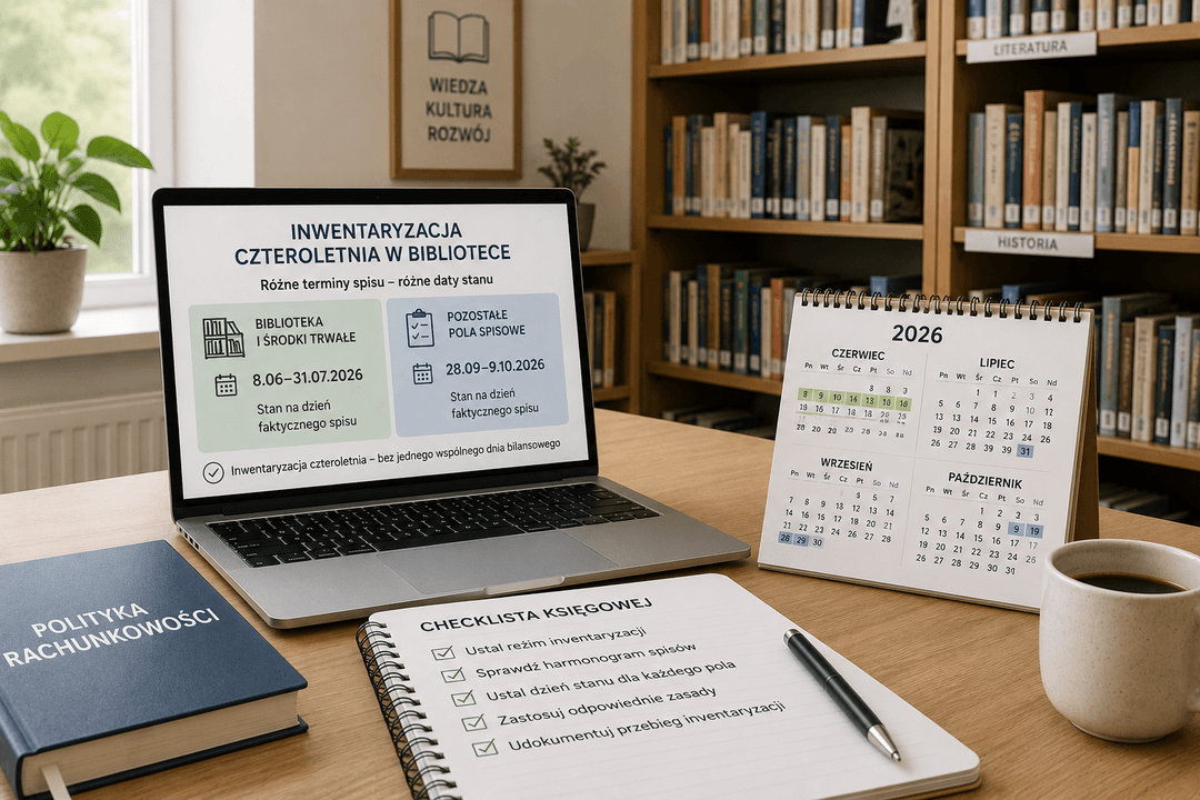 Inwentaryzacja czteroletnia w bibliotece – jak ustalić dzień spisu