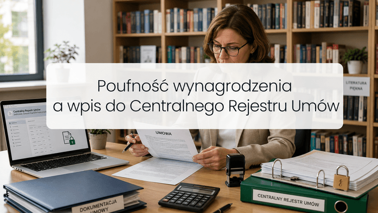 Czy poufność wynagrodzenia zwalnia dyrektora biblioteki z wpisu do Centralnego Rejestru Umów