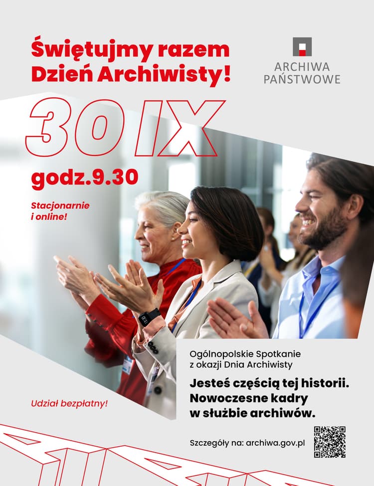 Plakat Dzień Archwisty bez loga