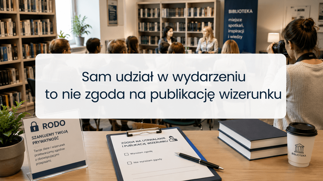 czy udział w wydarzeniu bibliotecznym oznacza zgodę na publikację wizerunku