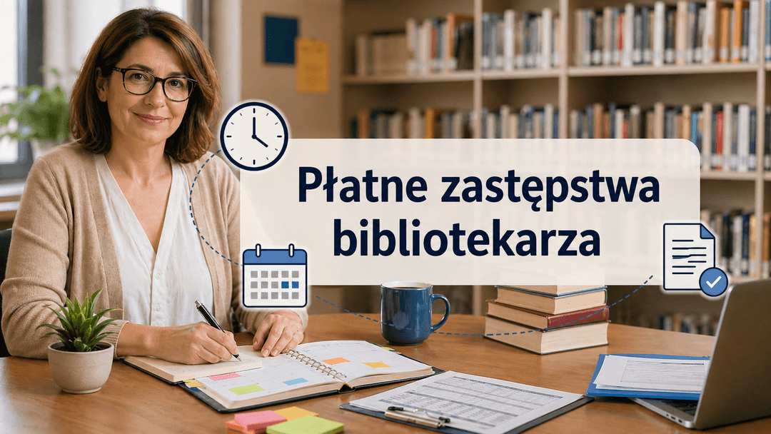 Czy nauczyciel bibliotekarz może mieć płatne zastępstwa w czasie swoich zajęć?