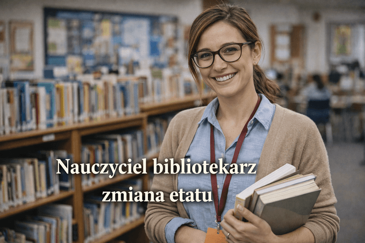 Zmiana stanowiska z bibliotekarza na nauczyciela historii 