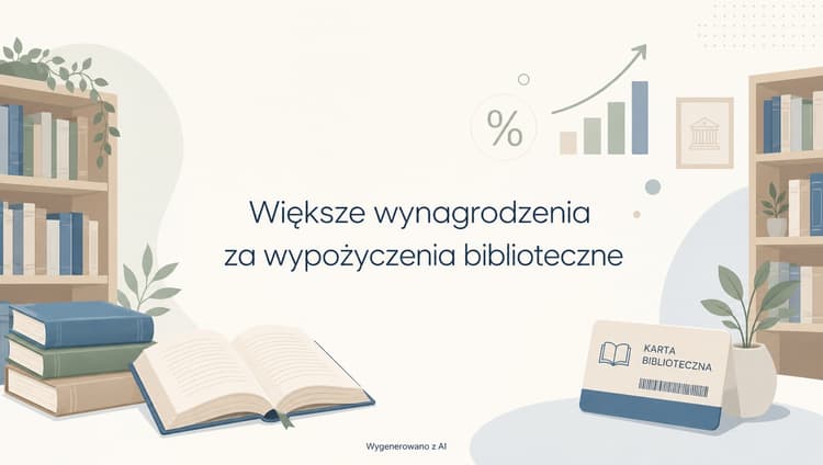 Wynagrodzenia za wypożyczenia biblioteczne wzrosną