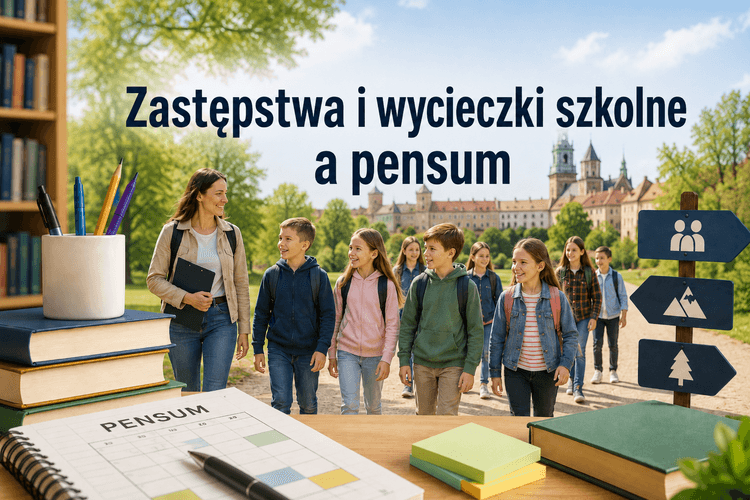Zastępstwa i wycieczki szkolne a pensum bibliotekarza 