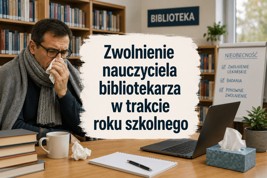 Zwolnienie nauczyciela bibliotekarza w trakcie roku szkolnego