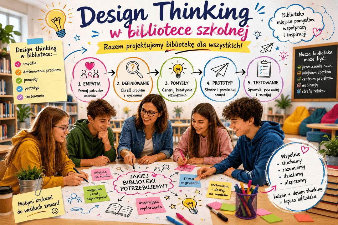 Design Thinking w bibliotece szkolnej