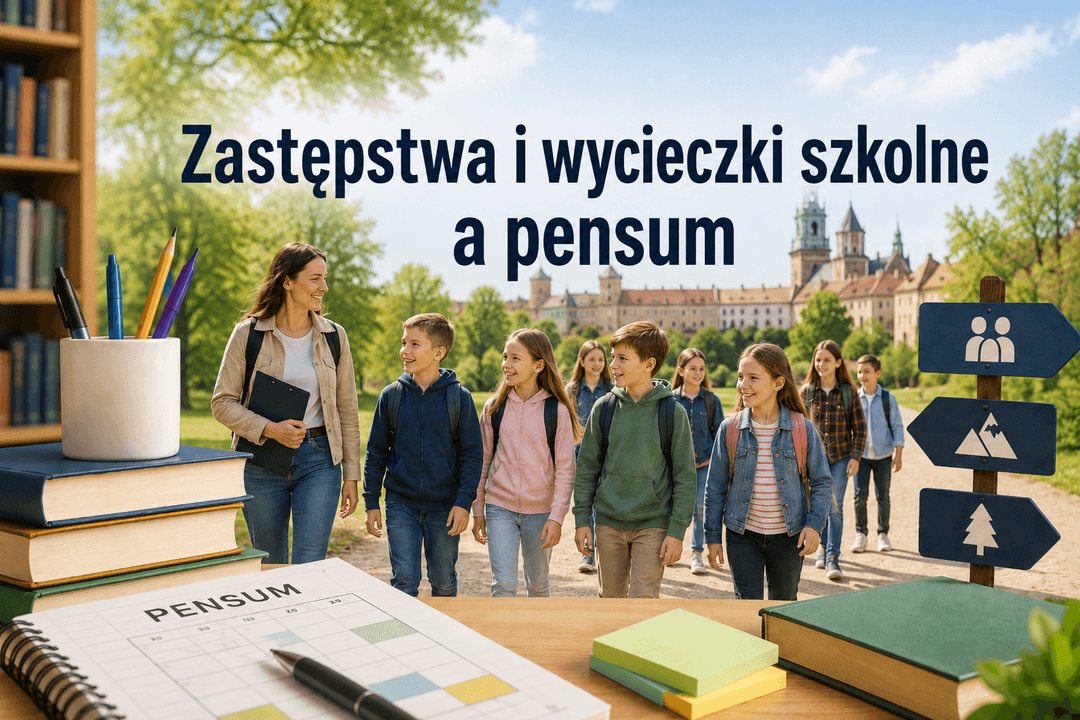 Zastępstwa i wycieczki szkolne a pensum bibliotekarza